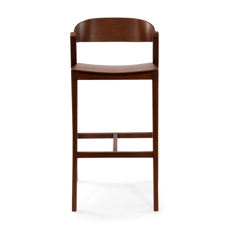 Soho Scandinavian Counter Stool 76 cm | Oak or Walnut Wood