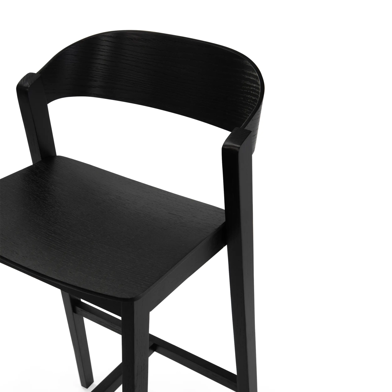 Soho Scandinavian Counter Stool 76 cm | Oak or Walnut Wood