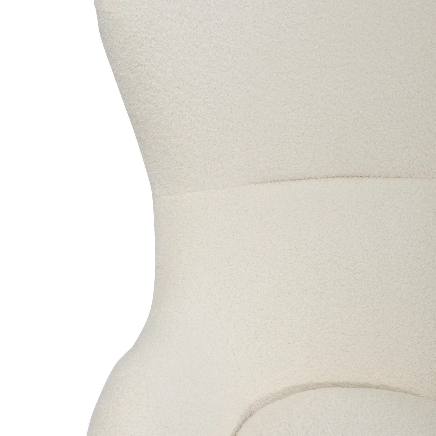 Sillón mecedora Nest Bouclé | Sillón mecedora de diseño moderno