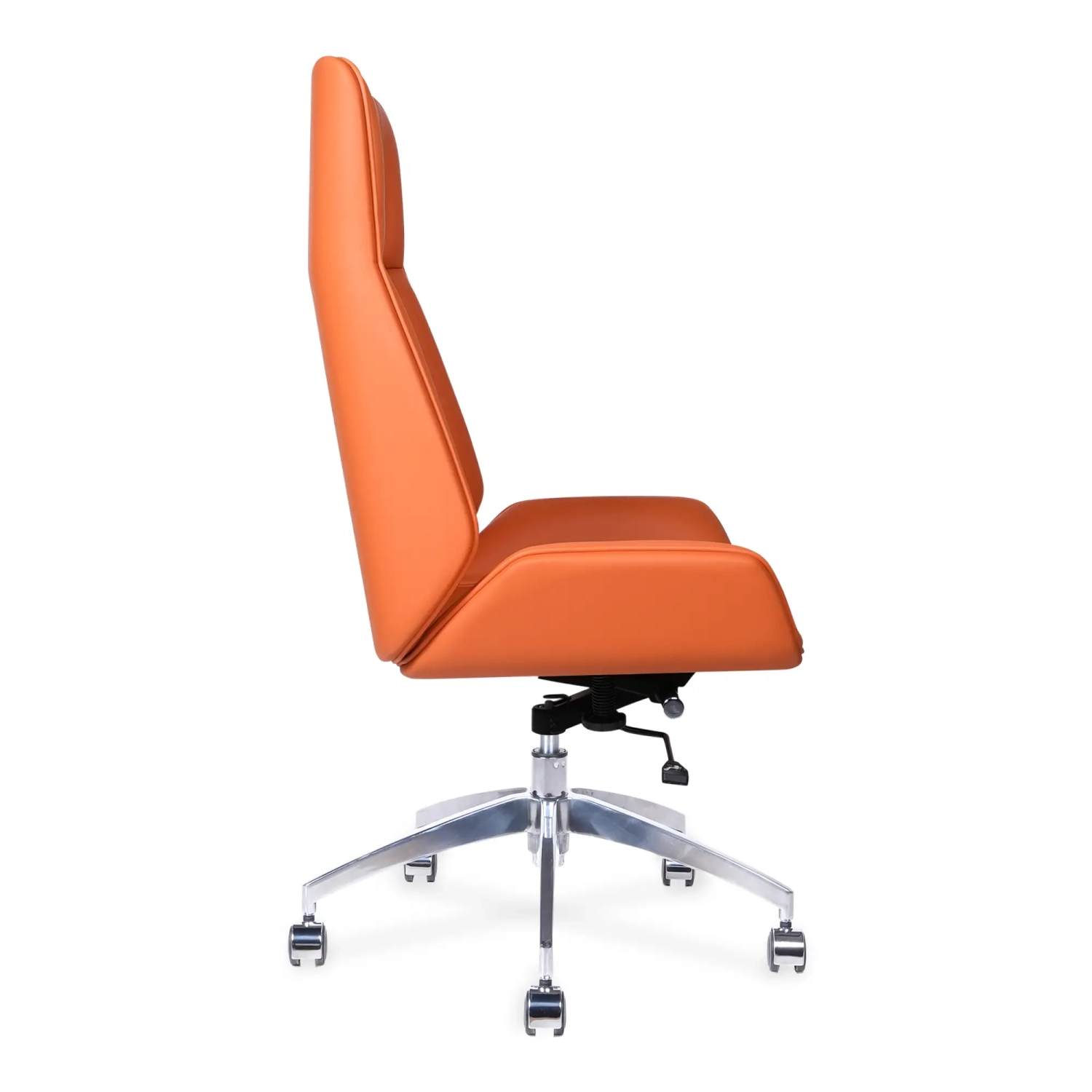 Nordic Silla de oficina con respaldo alto Colors | Cuero sintético y base cromada