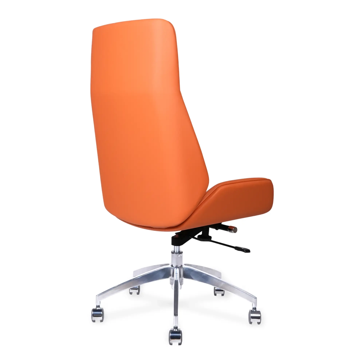 Nordic Silla de oficina con respaldo alto Colors | Cuero sintético y base cromada