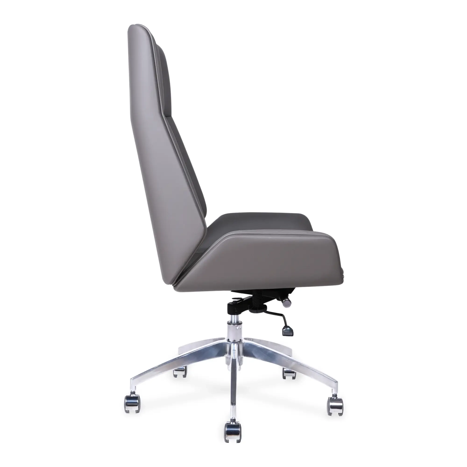 Nordic Silla de oficina con respaldo alto Colors | Cuero sintético y base cromada