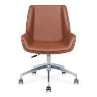 Nordic Silla de oficina Colors | Cuero sintético y base cromada