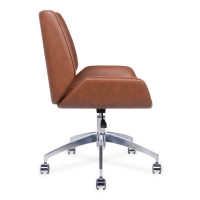 Nordic Silla de oficina Colors | Cuero sintético y base cromada