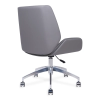 Nordic Colors Office Chair | Faux Leather & Chrome Base