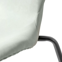 Seven Vintage Faux Leather Dining Chair | Modern Industrial Design