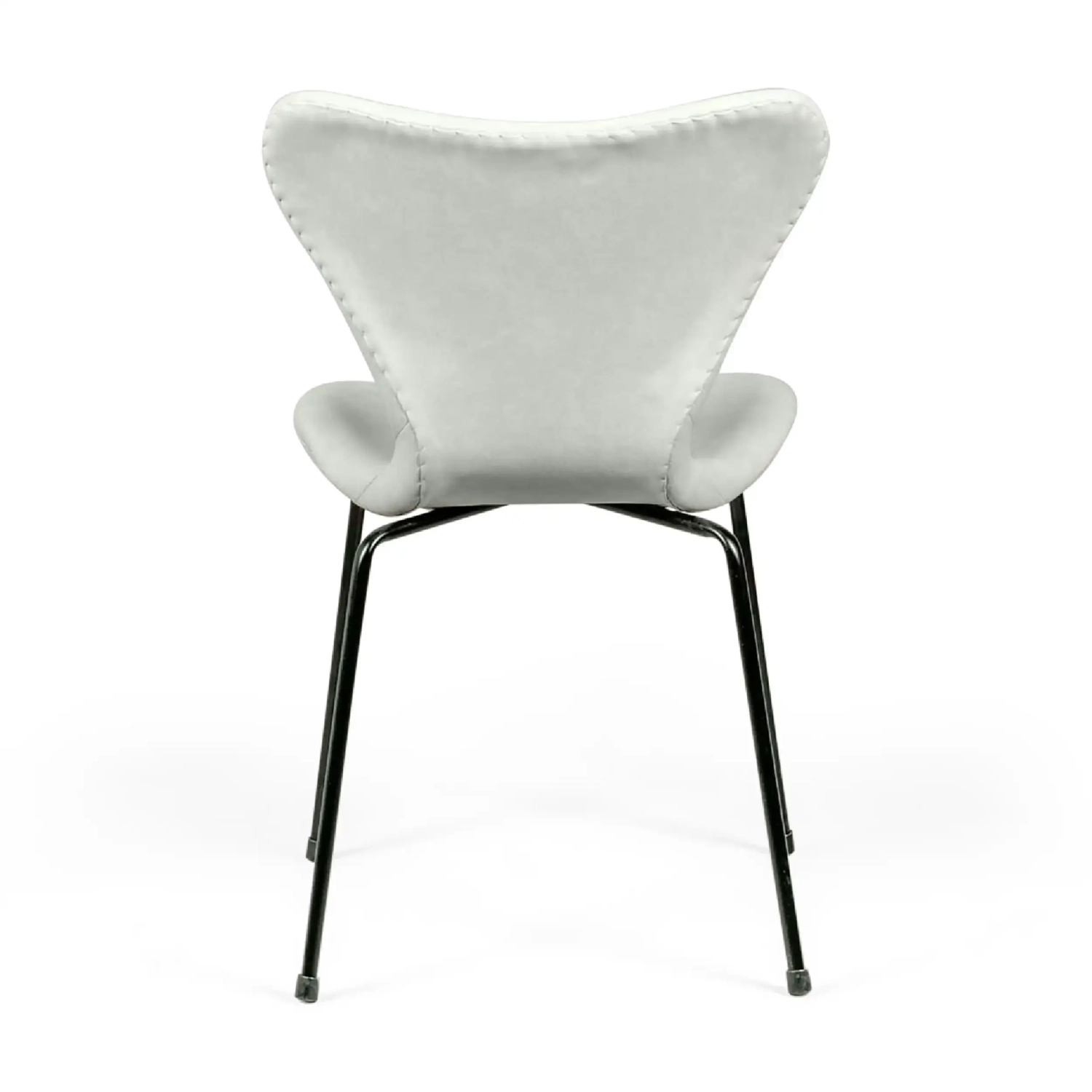 Seven Vintage Faux Leather Dining Chair | Modern Industrial Design