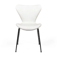 Seven Vintage Faux Leather Dining Chair | Modern Industrial Design