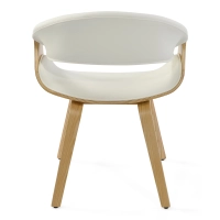 Burrow Silla de comedor Z de madera de arce | Diseño tapizado Nordic