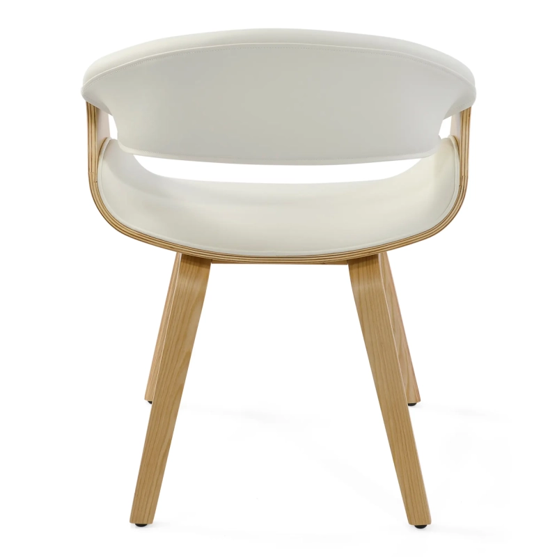 Burrow Silla de comedor Z de madera de arce | Diseño tapizado Nordic