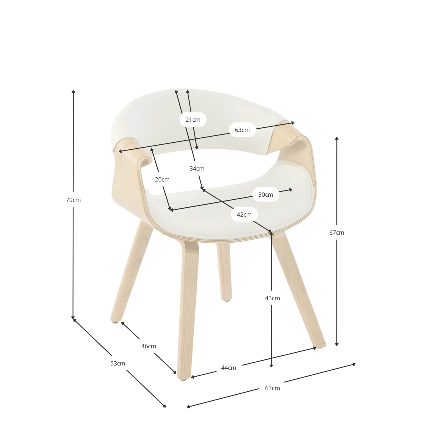 Burrow Silla de comedor Z de madera de arce | Diseño tapizado Nordic