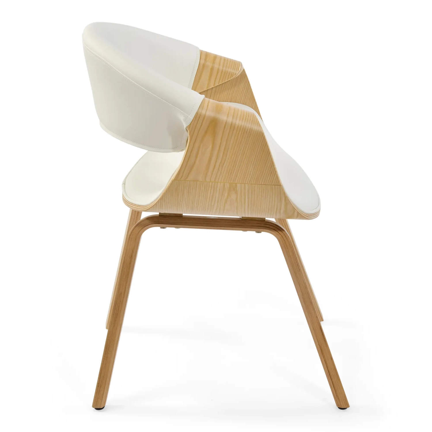 Burrow Z Maple Wood Dining Chair | Nordic Upholstered Design