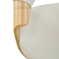 Burrow Z Maple Wood Dining Chair | Nordic Upholstered Design