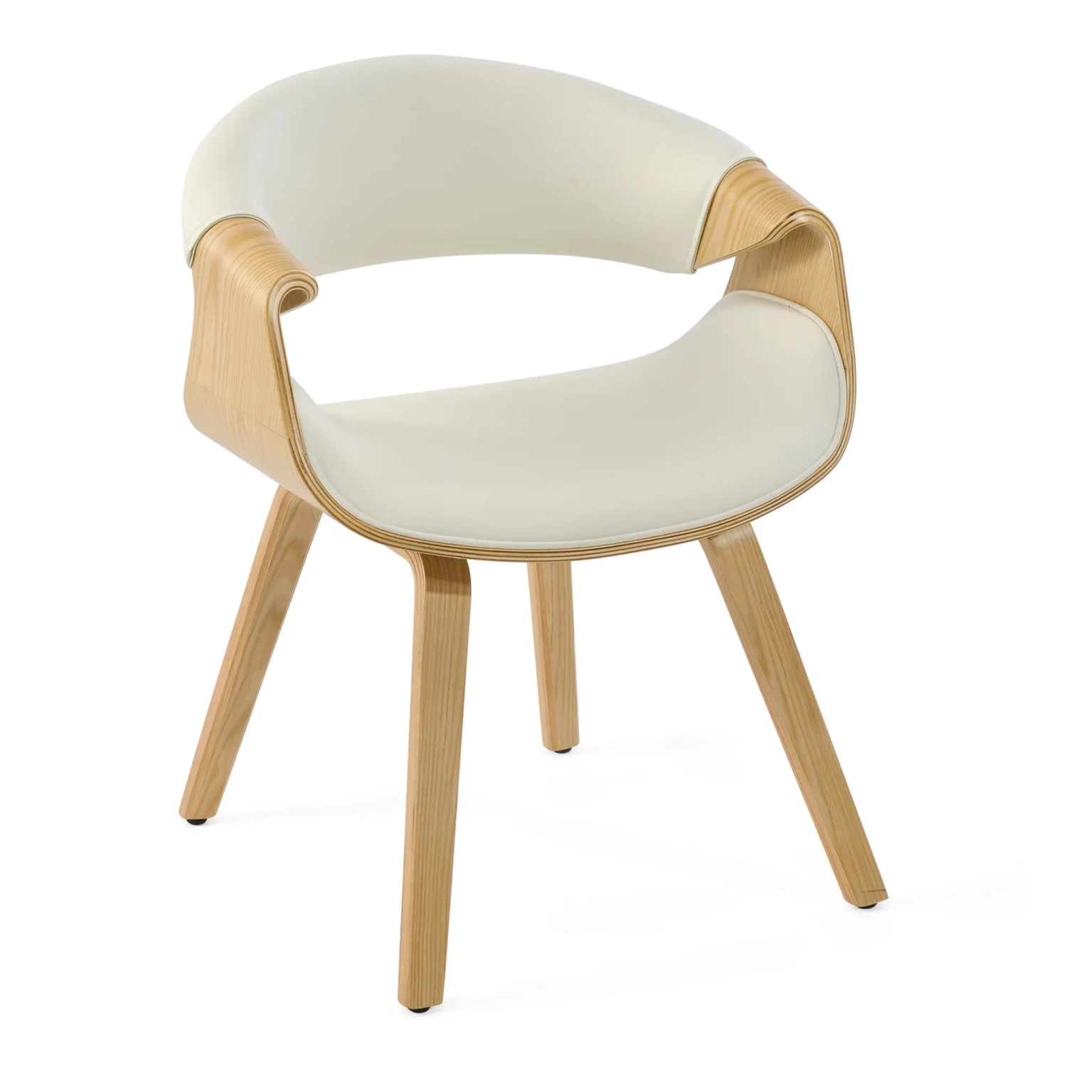 Burrow Cadeira de jantar Z em madeira de ácer | Design estofado « Nordic »