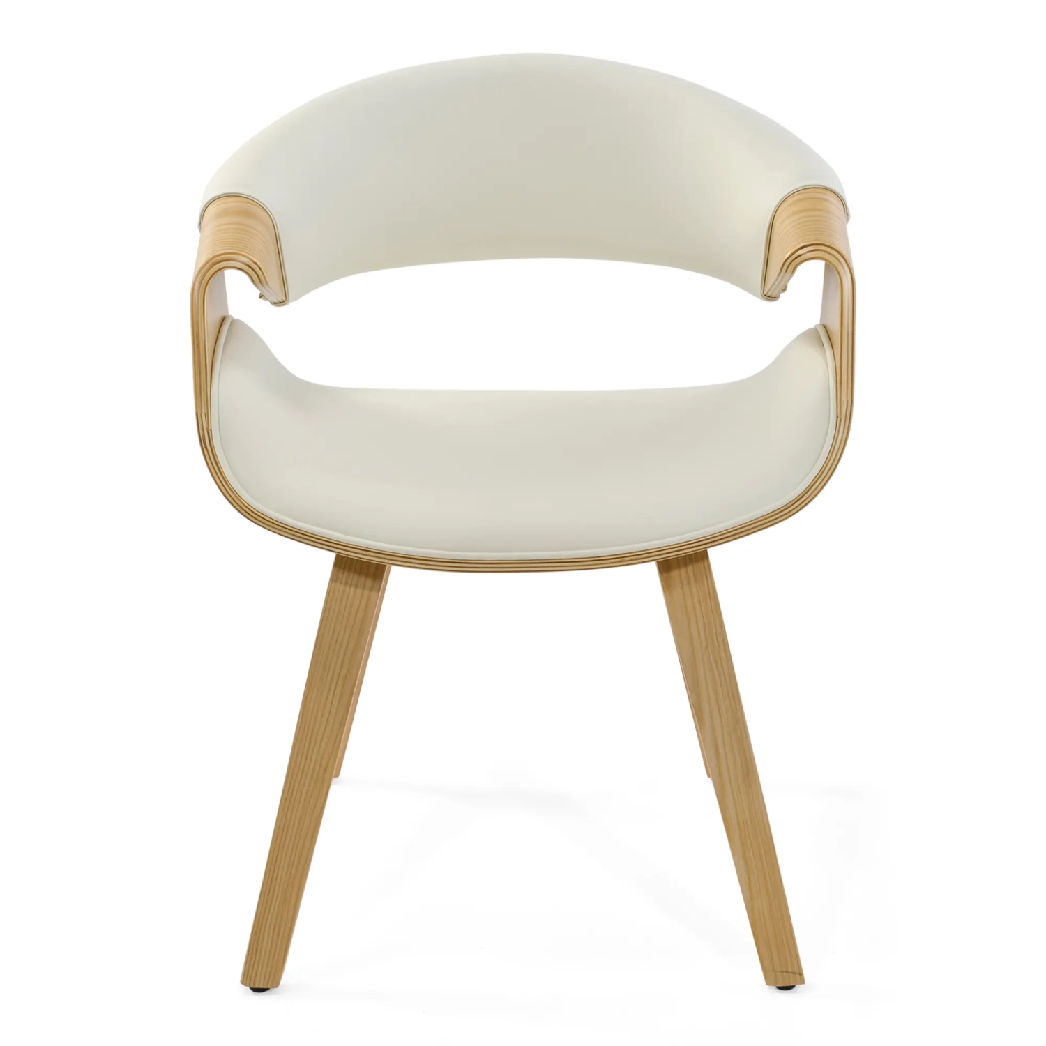 Burrow Z Maple Wood Dining Chair | Nordic Upholstered Design