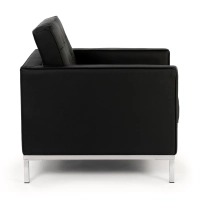 Sofá Venice de una plaza en piel auténtica | Florence Diseño inspirado en Knoll