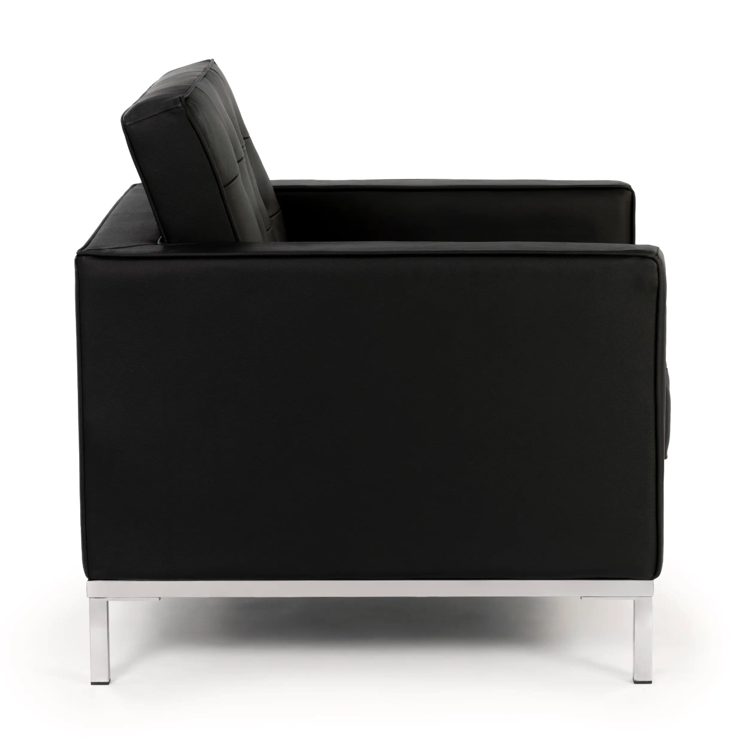 Sofá Venice de una plaza en piel auténtica | Florence Diseño inspirado en Knoll