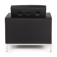 Venice Single-Seater Sofa in Genuine Leather | Florence Knoll Inspired Design