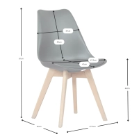 Tower Verona Chair Trans - Designer Chairs furnmod
