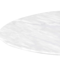Inspiración Mesa de diseño Tulip 80Ø de Mármol Carrara - Mueble Design