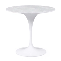 Inspiración Mesa de diseño Tulip 80Ø de Mármol Carrara - Mueble Design
