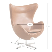 Inspiración Sillón Egg Chair – Sillones Orejeros – Mueble Design