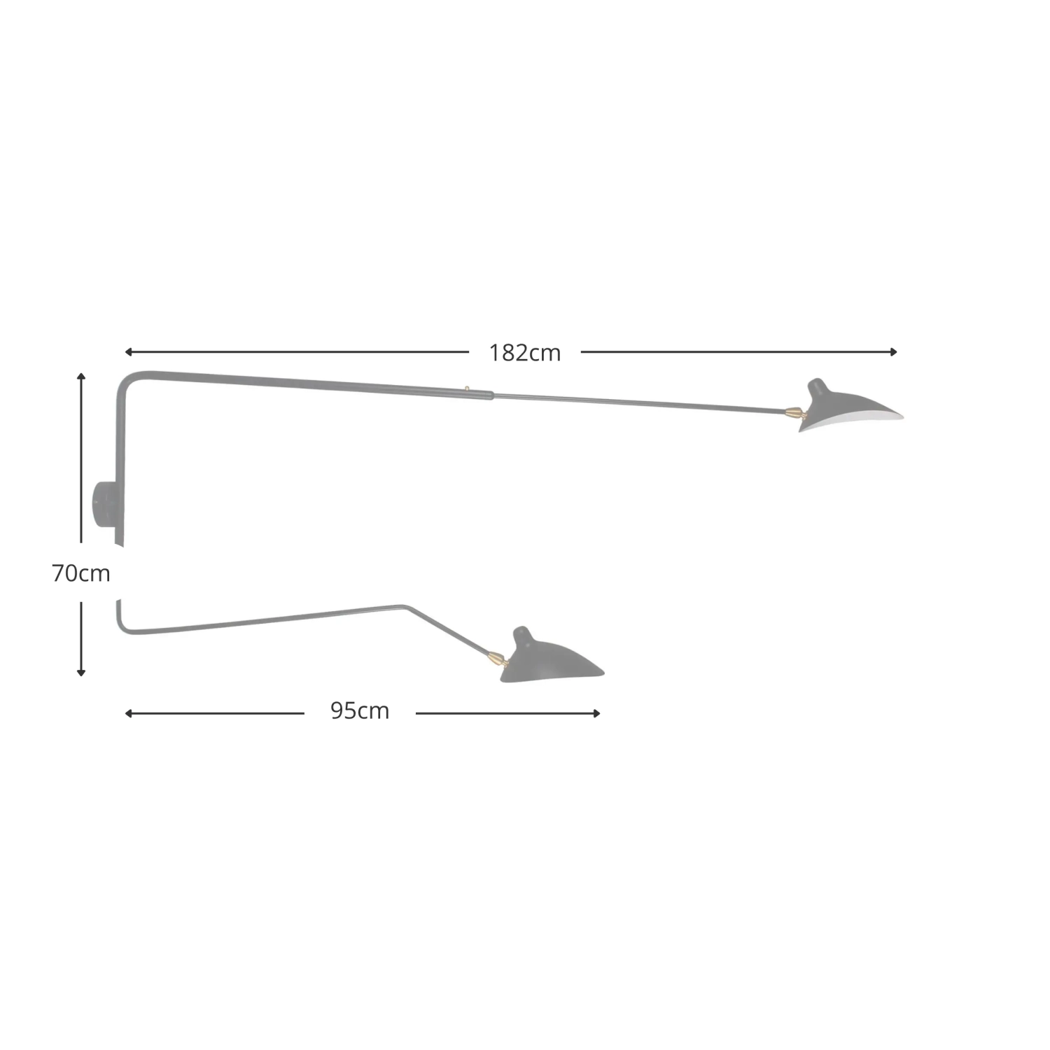 Candeeiro de parede Mouille - Candeeiros de parede - Mueble Design