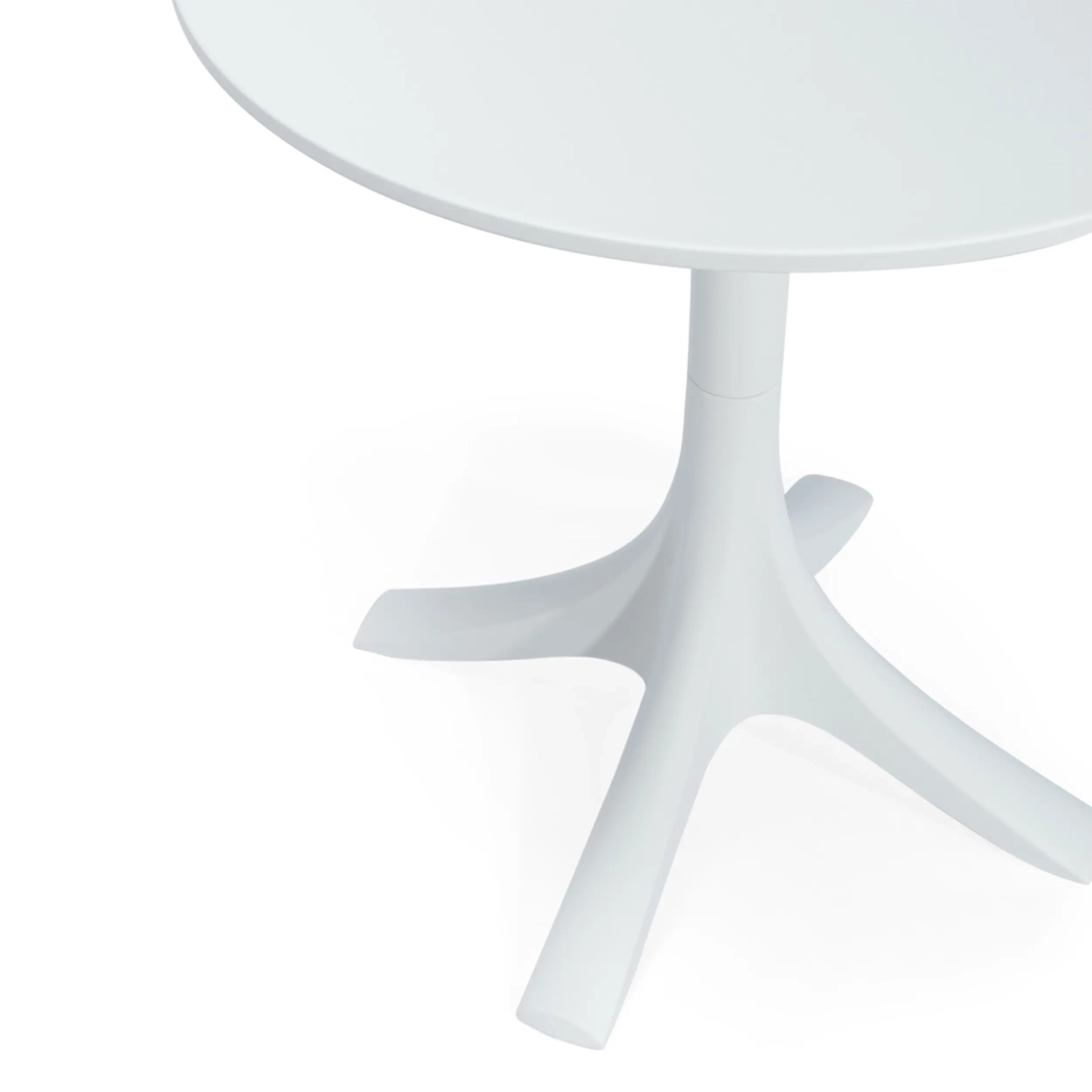 Round polypropylene dining table (70cmø) - Designer outdoor tables