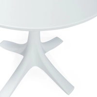 Round polypropylene dining table (70cmø) - Designer outdoor tables
