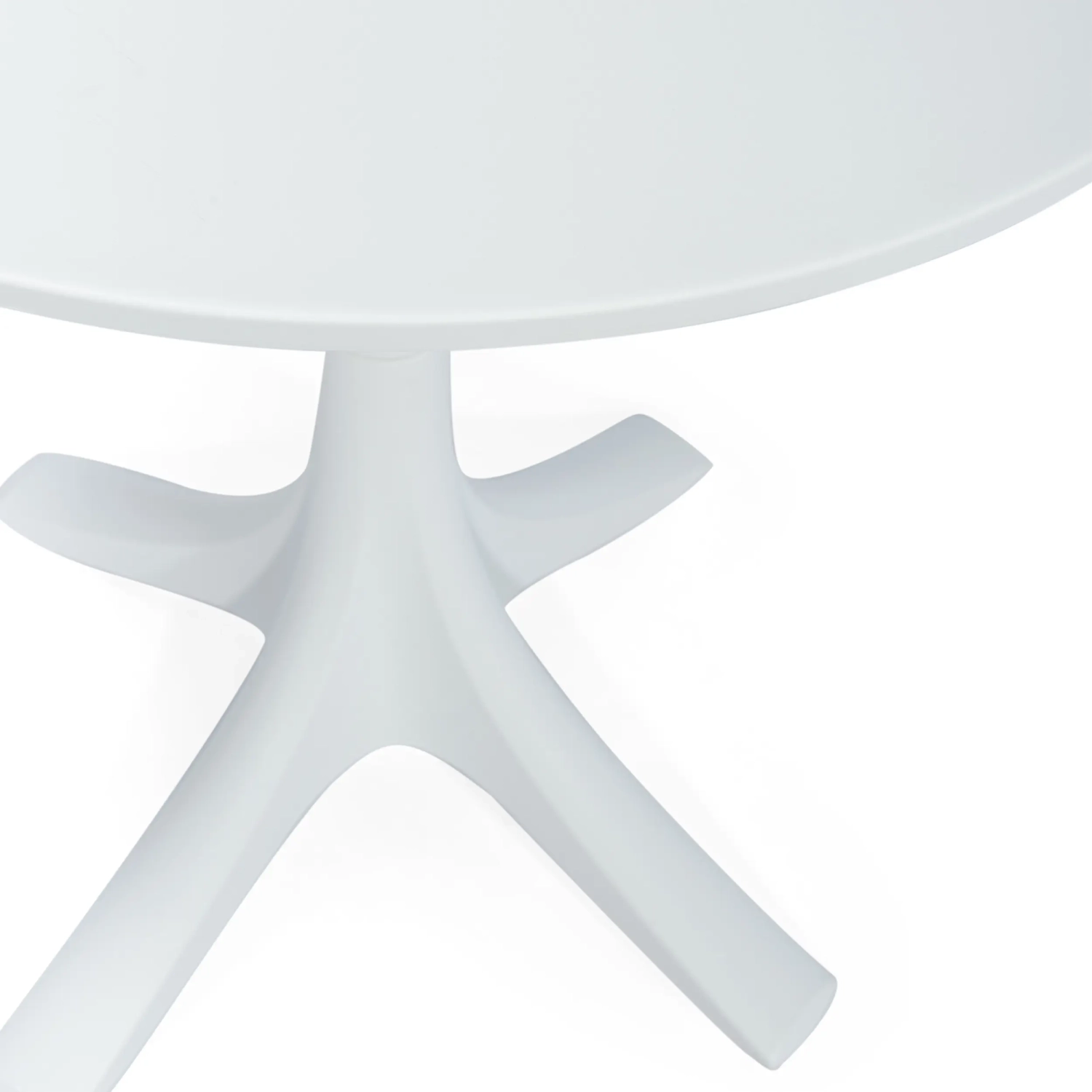 Round polypropylene dining table (70cmø) - Designer outdoor tables