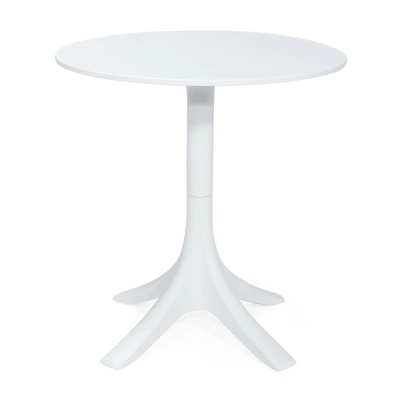 Round polypropylene dining table (70cmø) - Designer outdoor tables