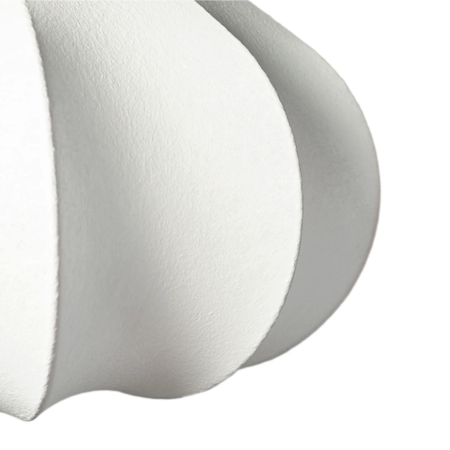 Fabric Pendant Light Ø40 cm with Organic Shape Kyoto