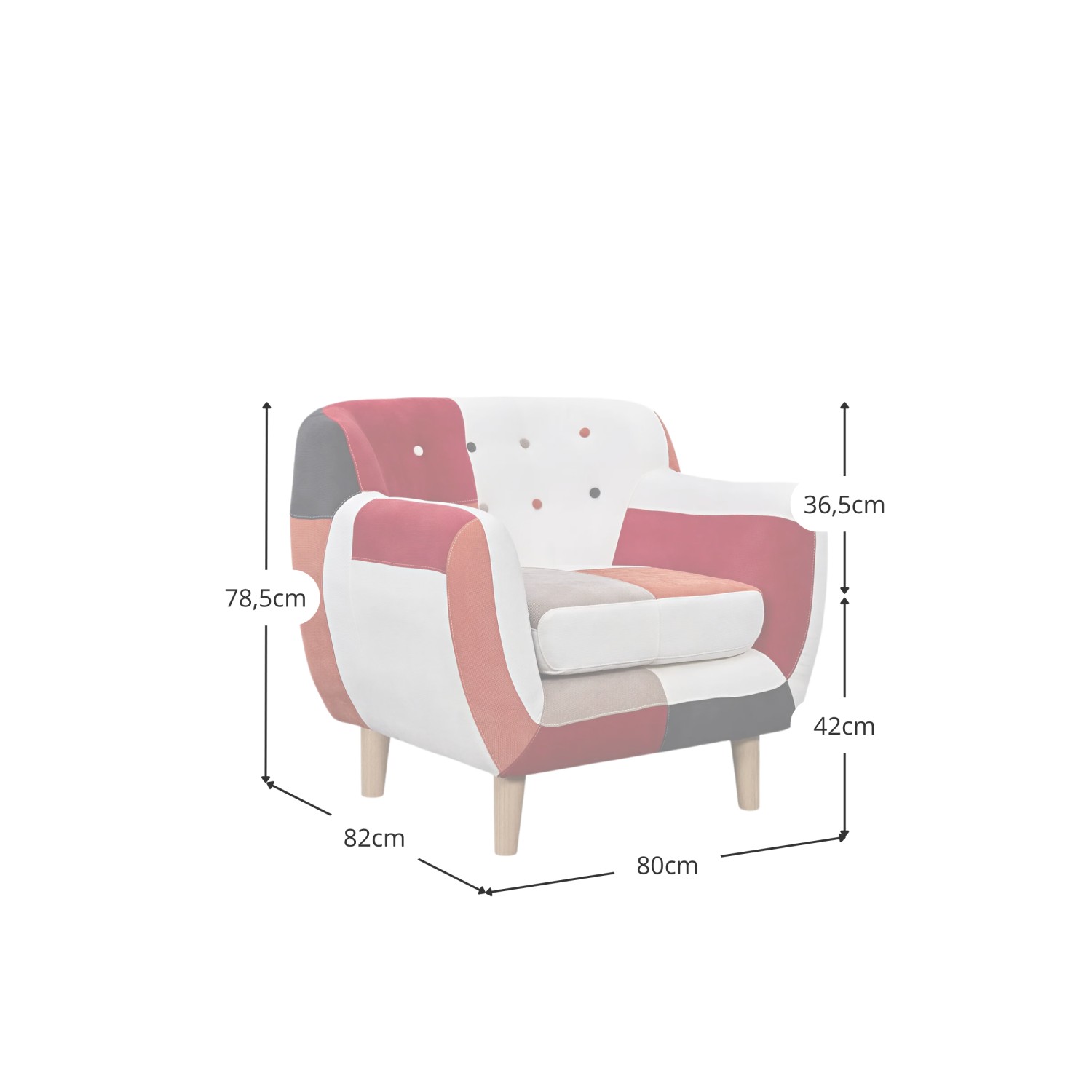 Patchwork upholstered sofa Club - Patchwork Sofas - Mueble Design