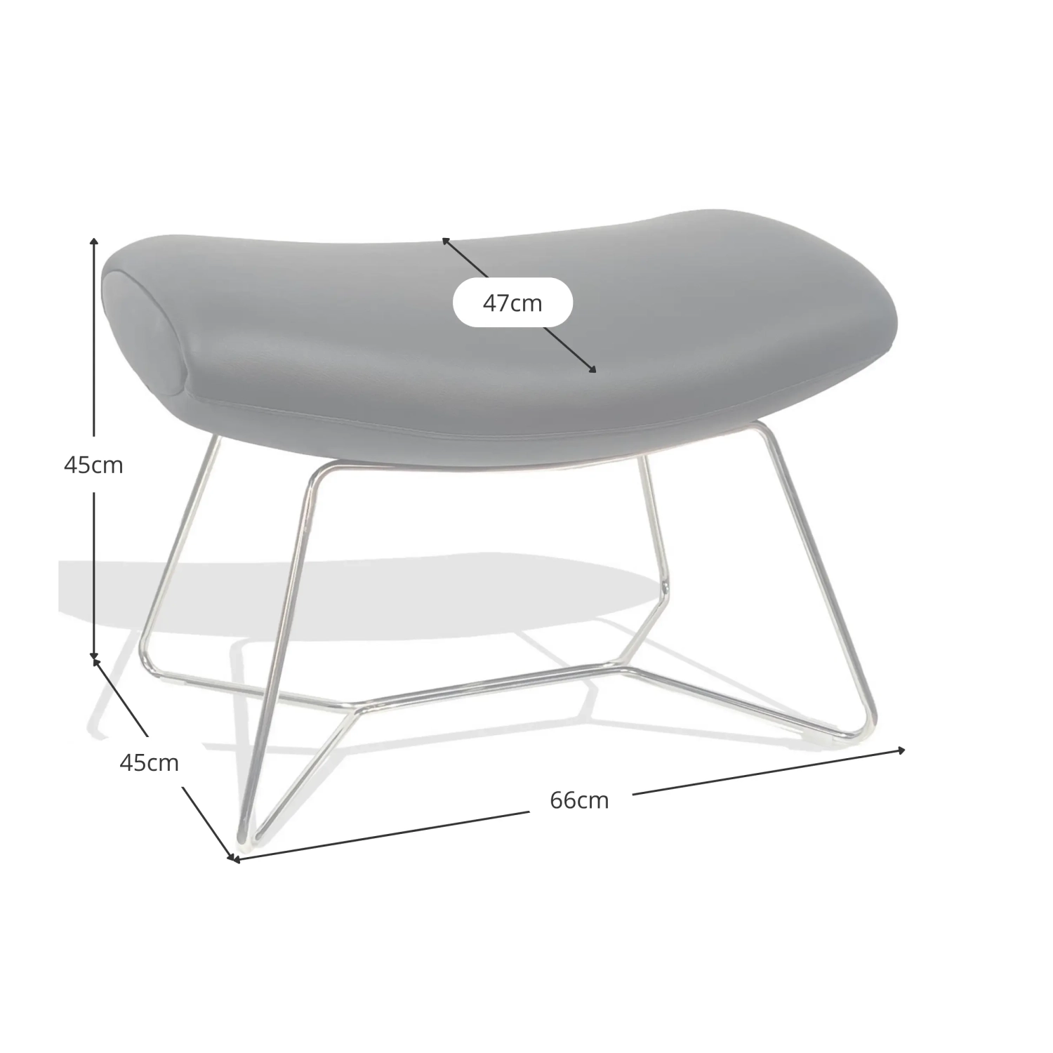 Apoio para os pés da poltrona Emola - Poltronas modernas - Mueble Design