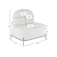 Sofá de diseño Ecónomico Clair cómodo – Sofás de diseño - MuebleDesign