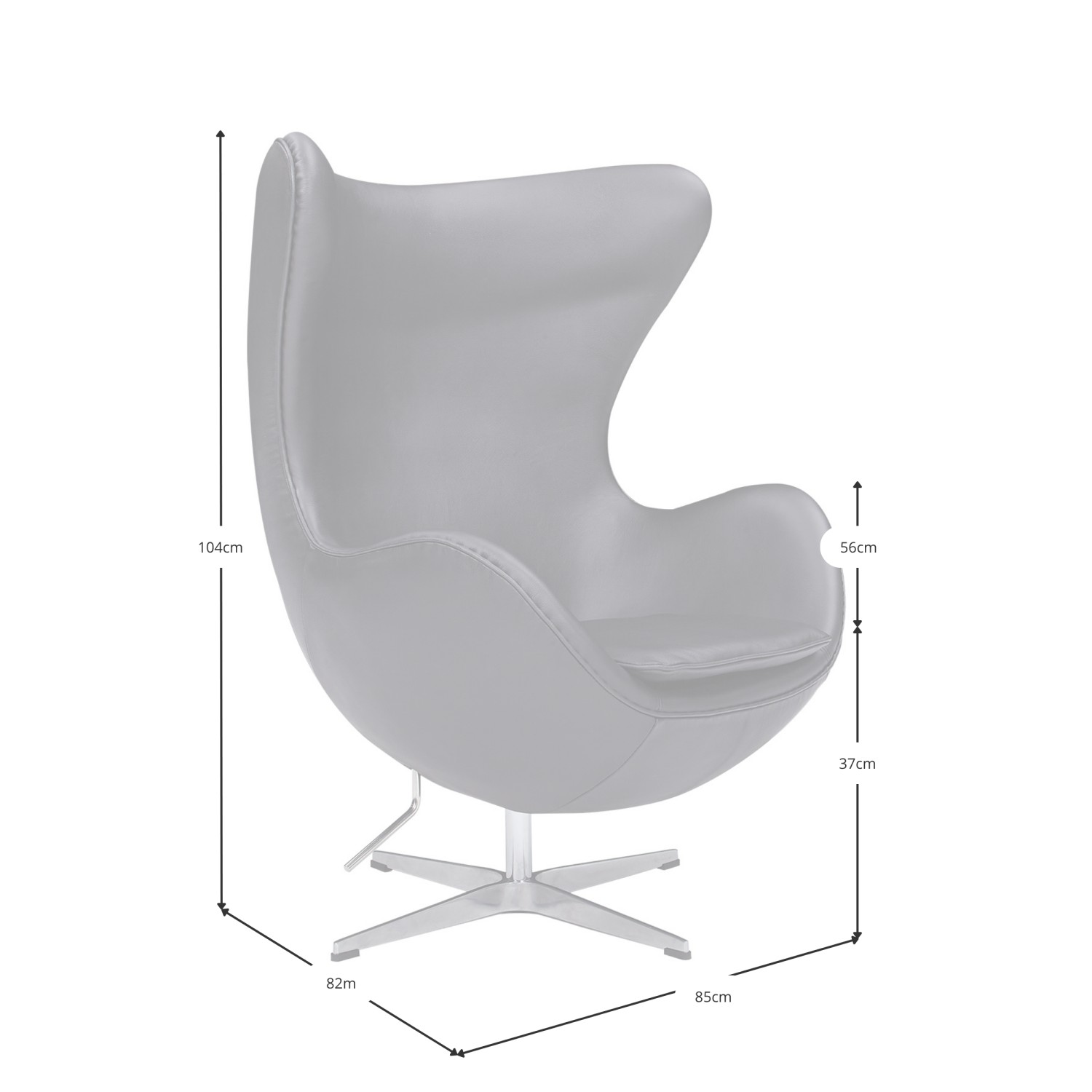 Inspiración de la Butaca Egg Chair - Sillón Moderno Premium - Mueble Design
