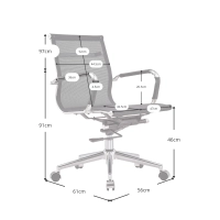 Silla Oficina Mesh Lowback Special Edition | Silla transpirable y regulable
