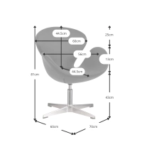 Swan Chair Replica - Modern Armchairs - Mueble Design