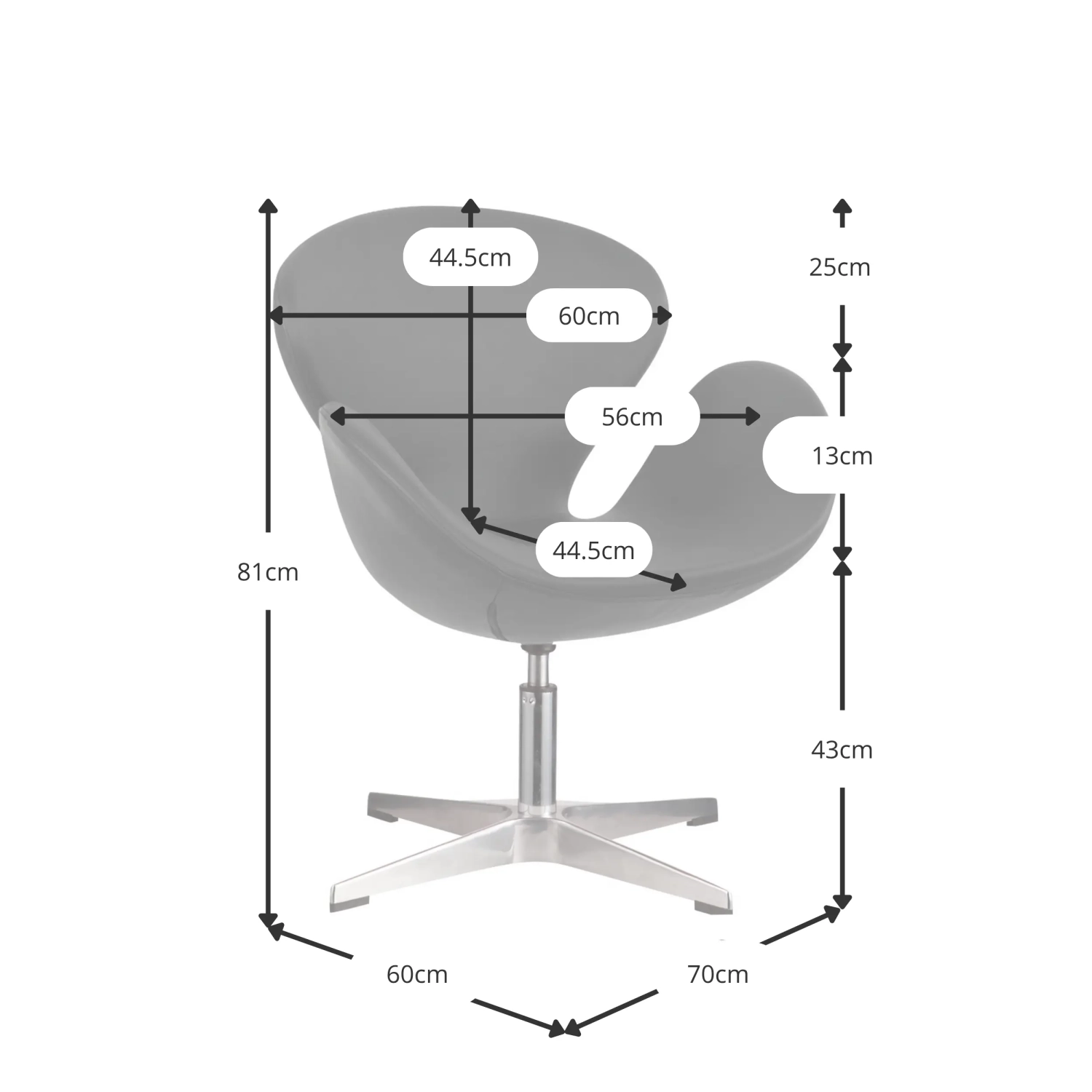 Swan Chair Replica - Modern Armchairs - Mueble Design