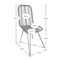 Le Midi Chair in Rattan for outdoor - Rattan Chairs - Design Furniture