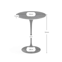 Tulip Side Table - Marble Side Tables - Mueble Design