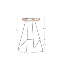 Taburete Timber - Sillas Industriales furnmod