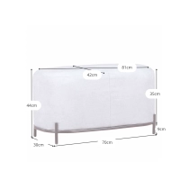 Reposapiés para sofá Clair -Reposapiés ergonómicos - Mueble Design