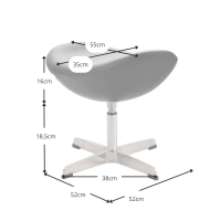 Inspiration for the Ottoman Egg Chair - Premium Modern Footstool - Mueble Design
