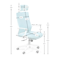 Ergonomic Office Chair with Headrest - Mueble Design