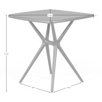 Garden Chairs and Table Moises Set - Mueble Design
