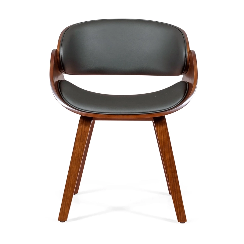 Nordic Burrow S chair in leatherette - Wooden chair - Mueble Design