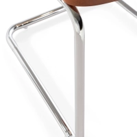 Lucio Chair in natural rattan with a cantilever base
