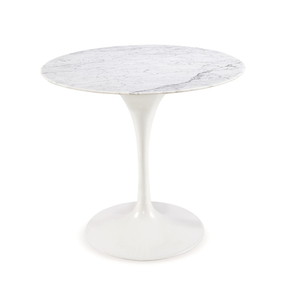 Furmod Mesa de Jantar Tulip Marble 80 cm