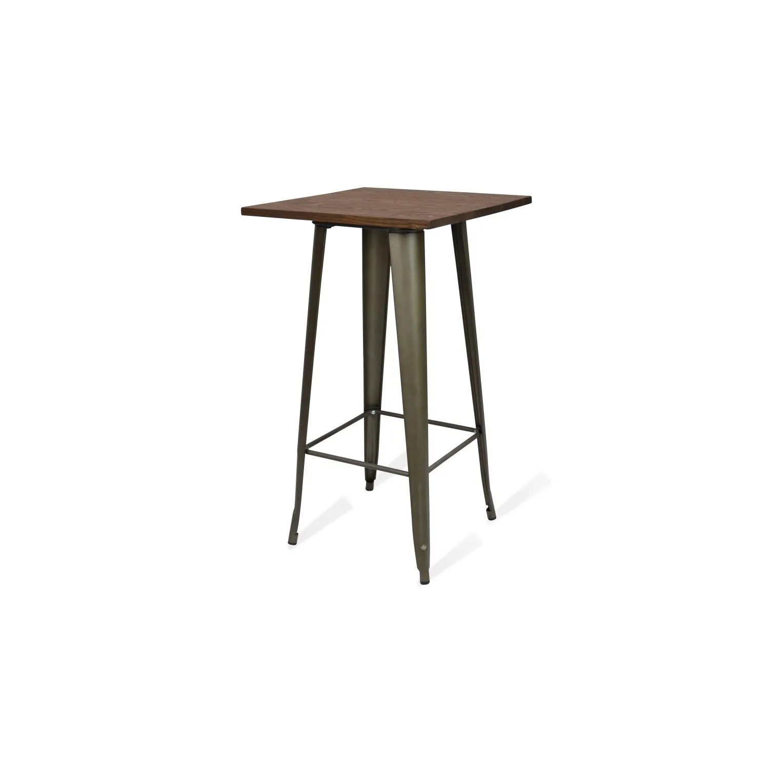 Mesa industrial Alta Bistro Dark Legs Antique